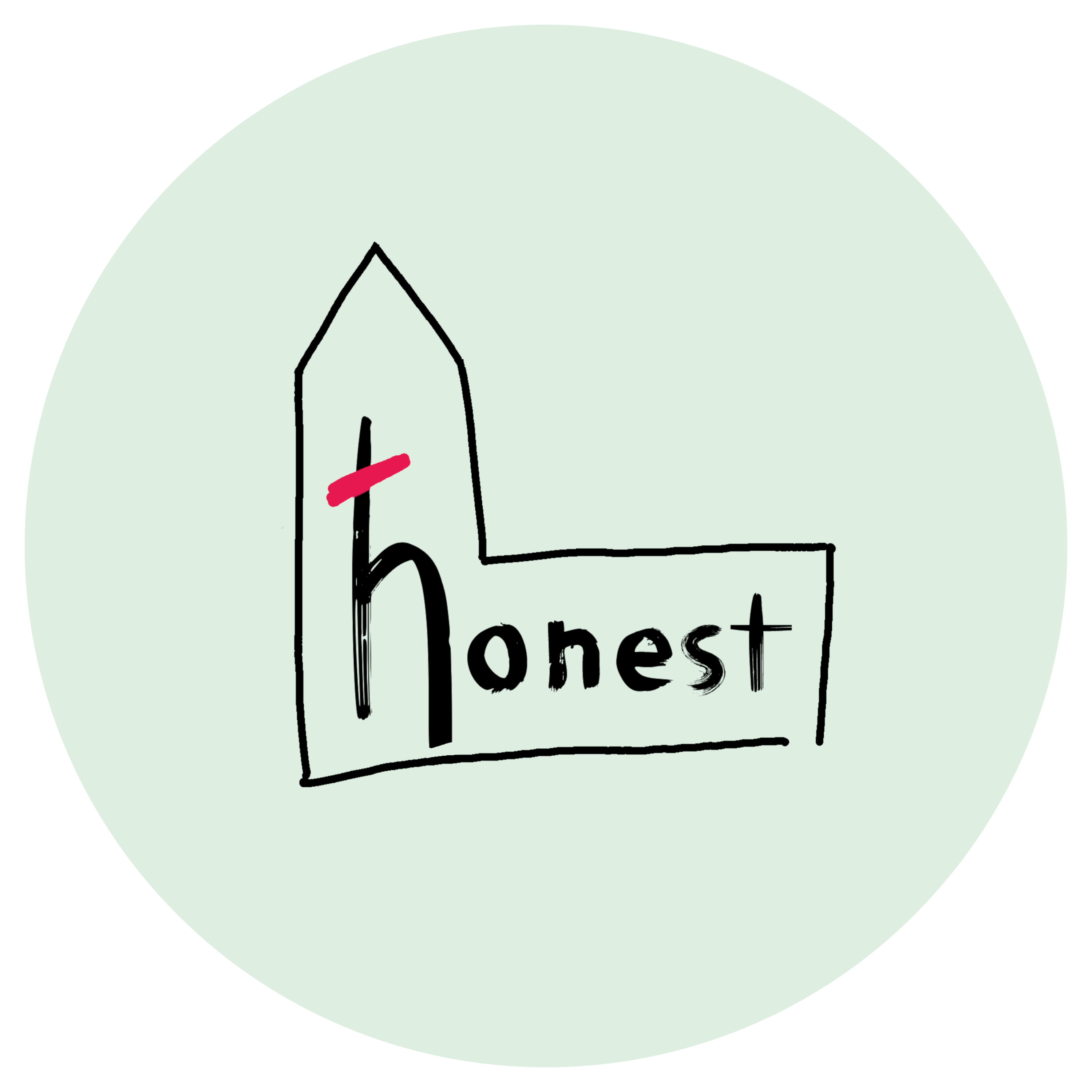 Honest Church Sticker Logo