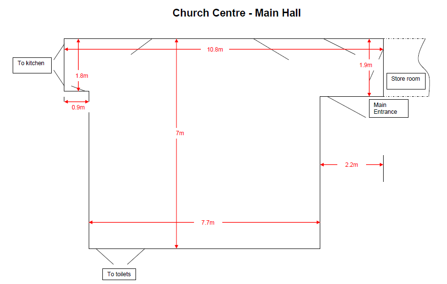 Main Hall dimensions