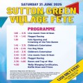 Sutton Green Village Fete - Saturday 13 June